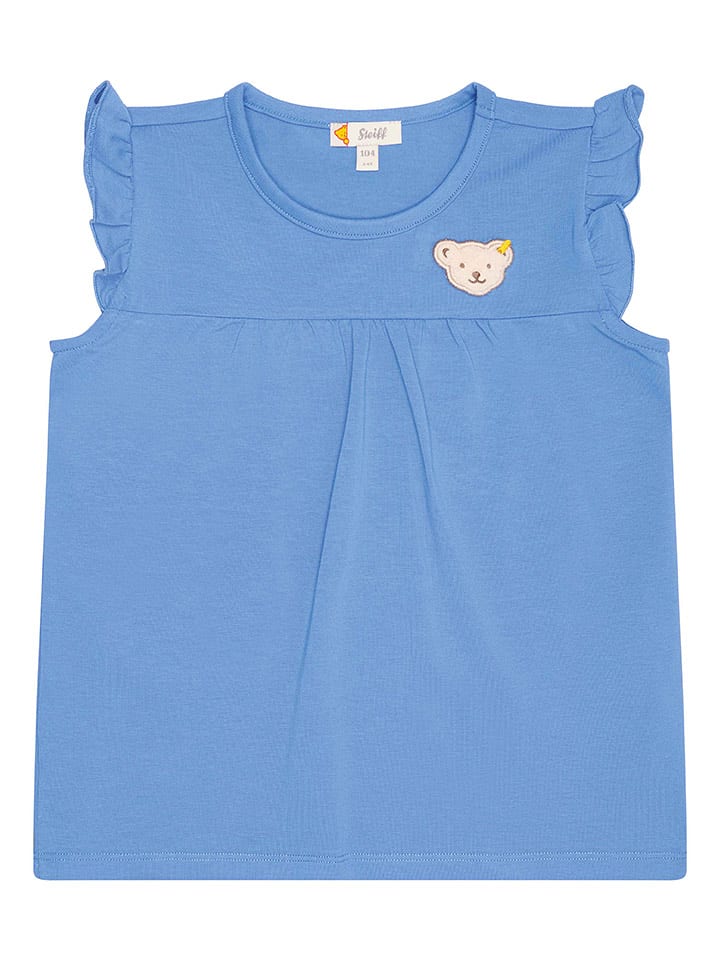 Steiff Top w kolorze niebieskim rozmiar: 98