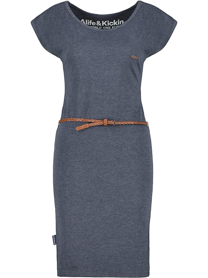 alife and kickin Sukienka "Elli" w kolorze granatowym rozmiar: XS
