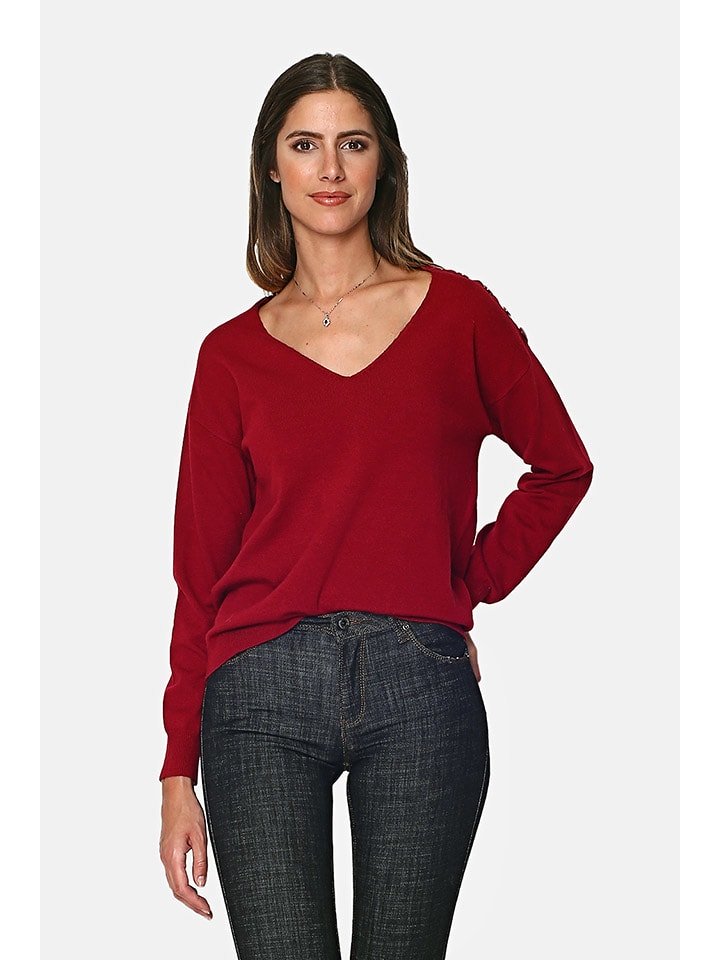 C& Jo Sweter w kolorze czerwonym rozmiar: 36