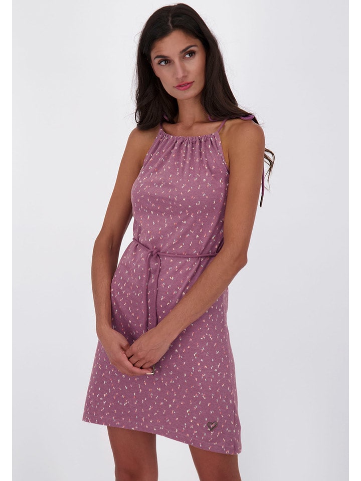 alife and kickin Sukienka "Marlene" w kolorze fiołkowym rozmiar: L