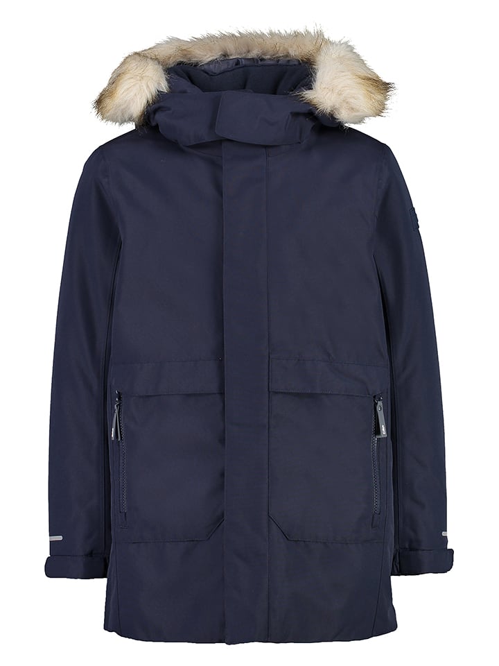 Parka funkcyjna w kolorze granatowym