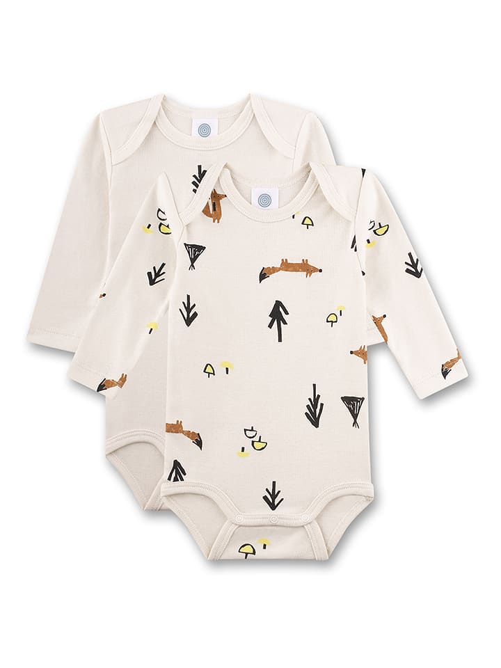 Sanetta Body (2 szt.) w kolorze kremowym rozmiar: 92