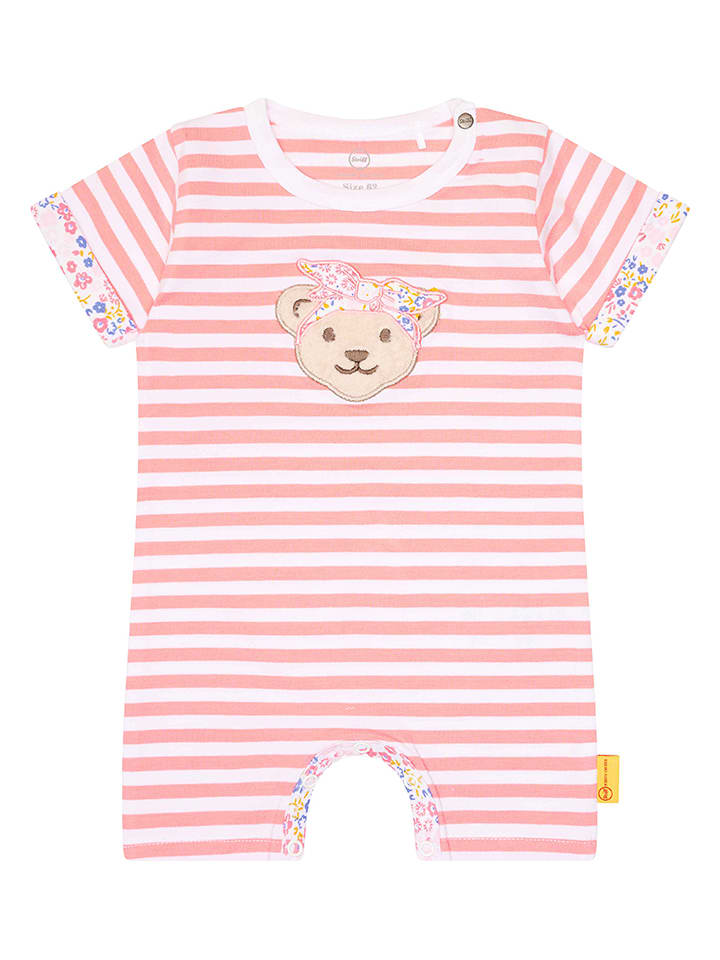 Steiff Rampers w kolorze jasnoróżowym rozmiar: 56