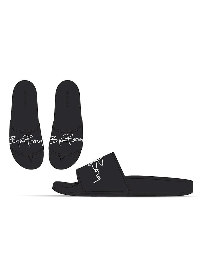 Klapki w kolorze czarnym