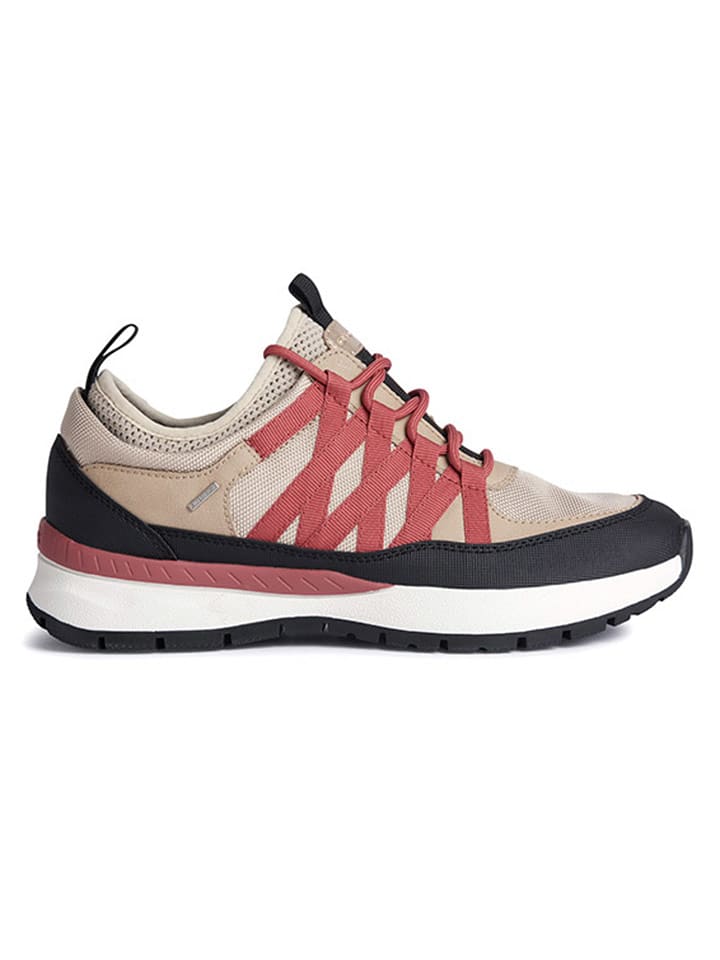 Geox Sneakersy "Dbraiesbabx" w kolorze beżowo-granatowo-jasnoróżowym rozmiar: 39