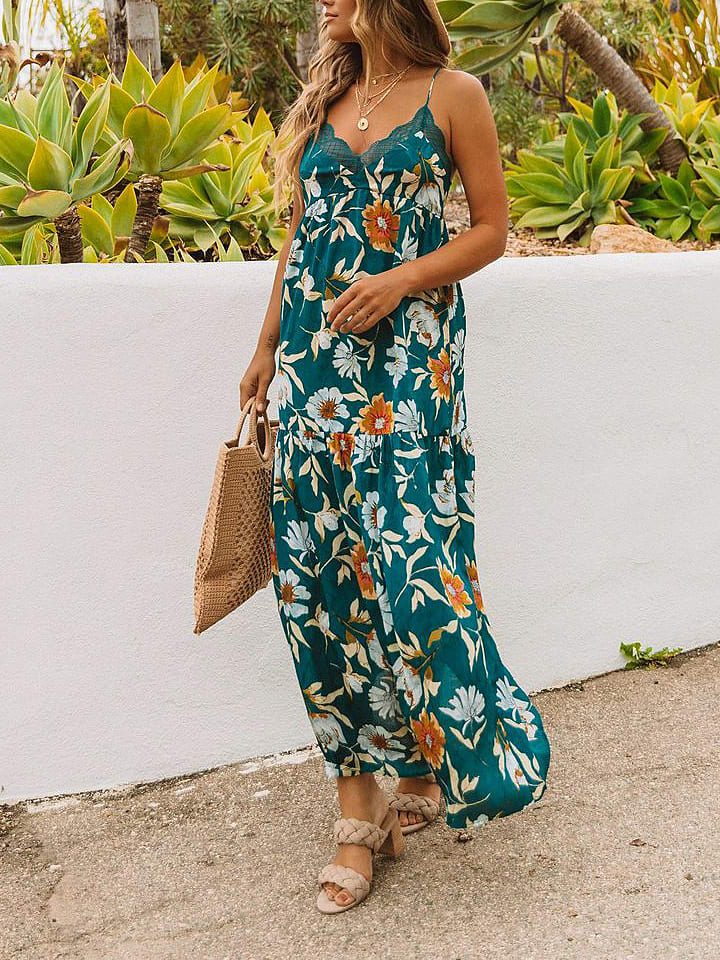 Milan Kiss Sukienka w kolorze morsko-kremowo-pomarańczowym rozmiar: M