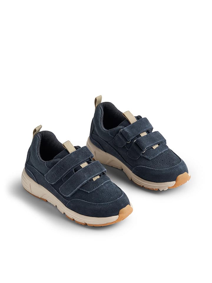 Wheat Skórzane sneakersy "Alin" w kolorze granatowym rozmiar: 28