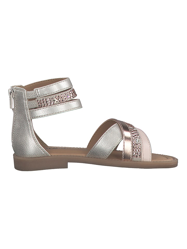 s.Oliver Sandały w kolorze srebrnym rozmiar: 37