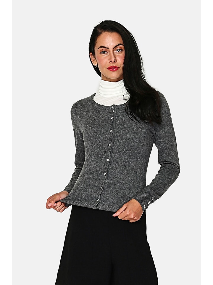 ASSUILI Kardigan w kolorze szarym rozmiar: 34