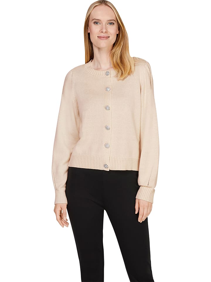 Heine Kardigan w kolorze beżowym rozmiar: 36