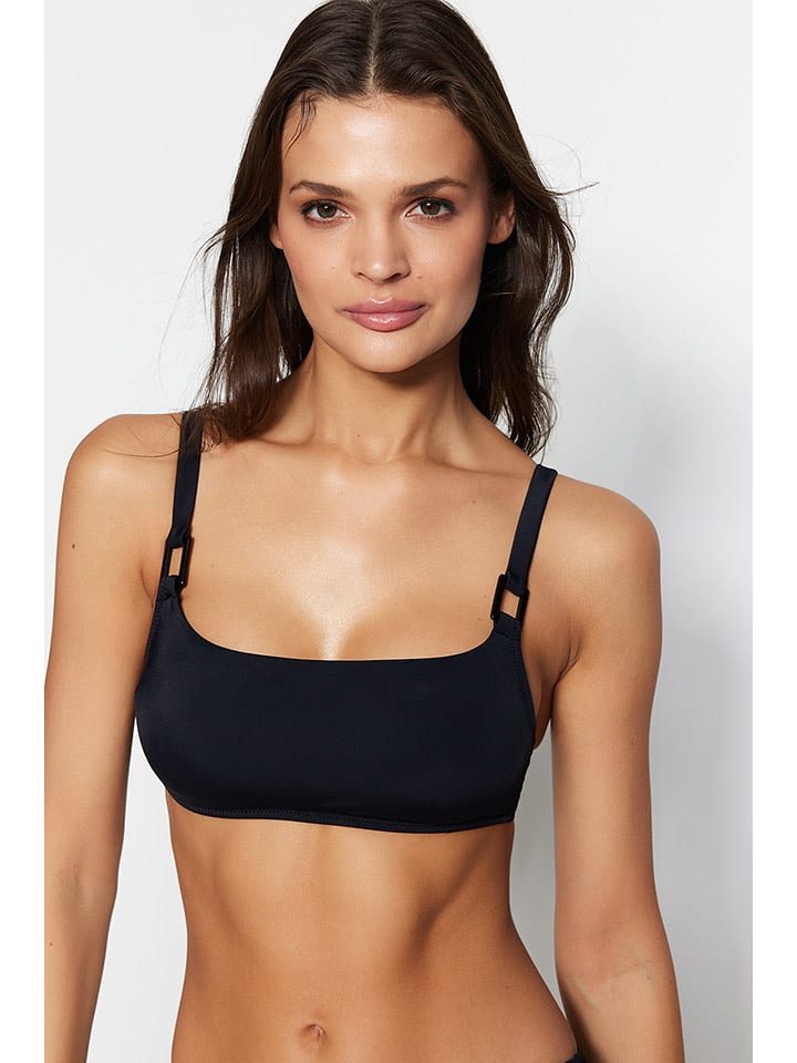 Biustonosz bikini w kolorze czarnym