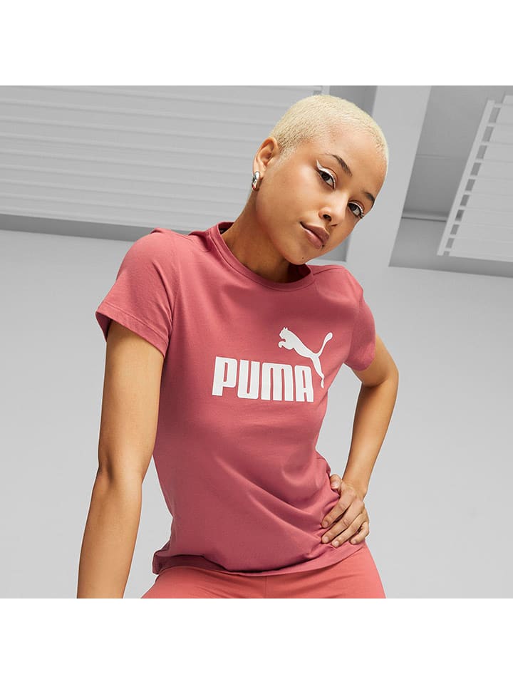 Puma Koszulka "ESS" w kolorze różowym rozmiar: XXL
