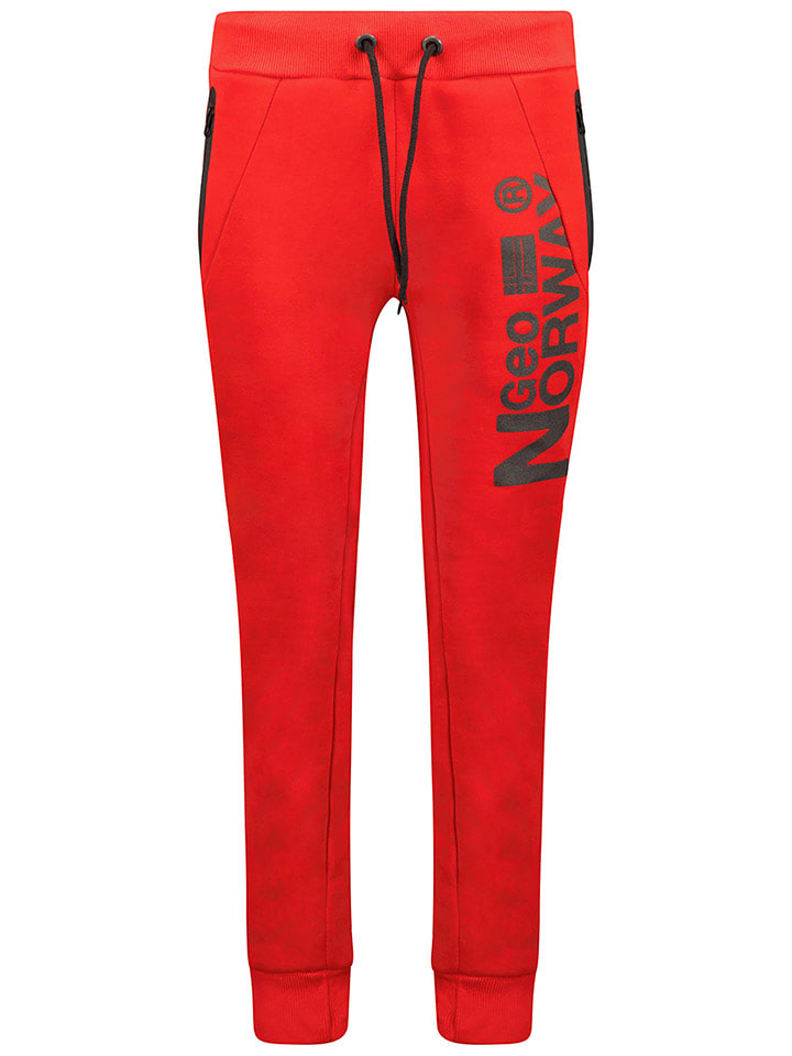 Geographical Norway Spodnie dresowe "Mepha" w kolorze czerwonym rozmiar: S