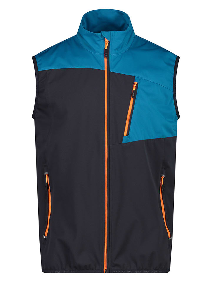 CMP Kamizelka funkcyjna w kolorze czarno-niebieskim rozmiar: 58