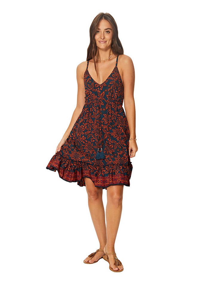 Ipanima Sukienka w kolorze pomarańczowo-granatowym rozmiar: 34/36