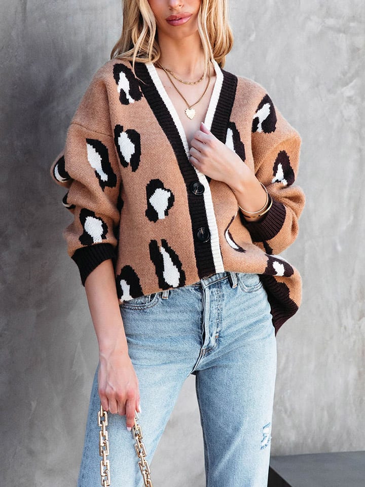 LA Angels Kardigan w kolorze beżowo-czarnym rozmiar: S