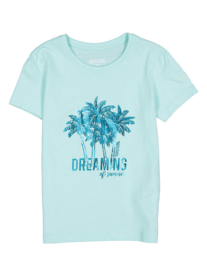 Regatta Koszulka "Bosley VI" w kolorze turkusowym rozmiar: 158