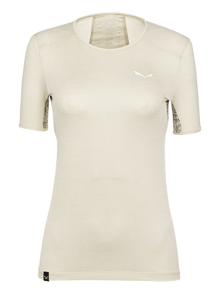 Salewa Koszulka funkcyjna "Purz Graphic 2" w kolorze beżowym rozmiar: 36