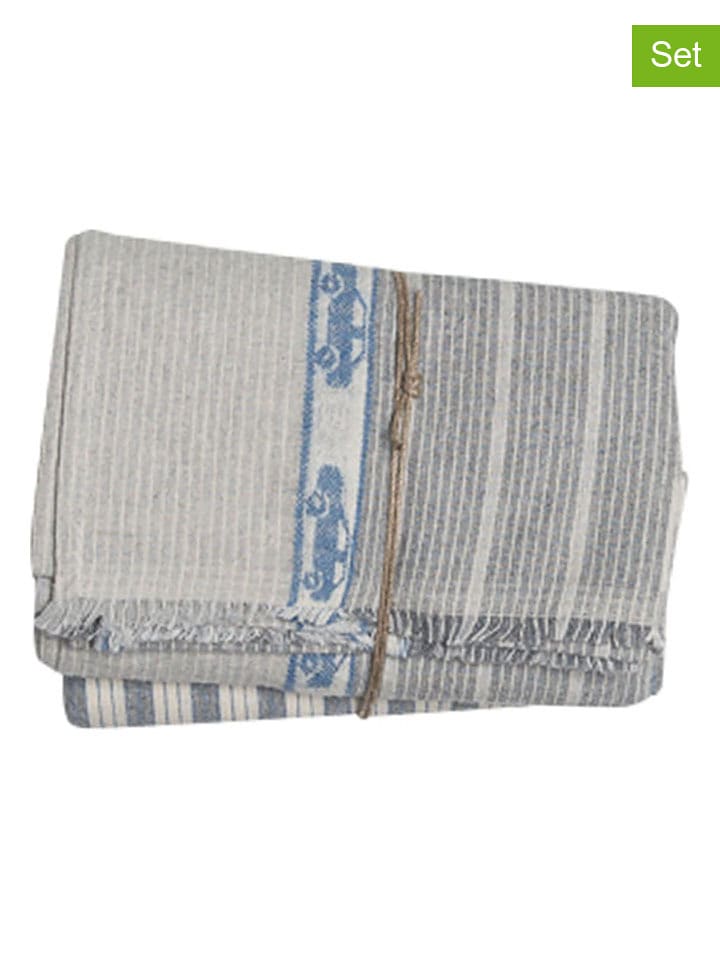 David Fussenegger Ręczniki plażowe (2 szt.) w kolorze szarym - 150 x 80 cm rozmiar: 80x150 cm