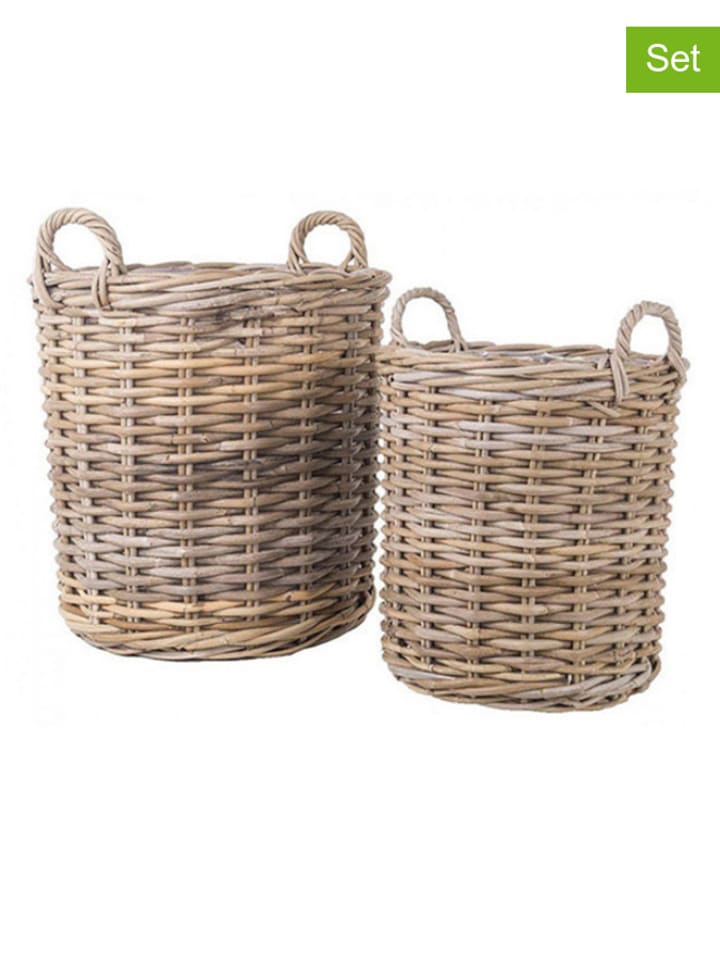 House Nordic Kosze (2 szt.) w kolorze jasnobrązowym rozmiar: onesize