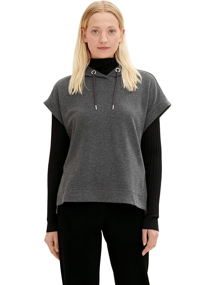 Tom Tailor Bezrękawnik w kolorze jasnoszarym rozmiar: L