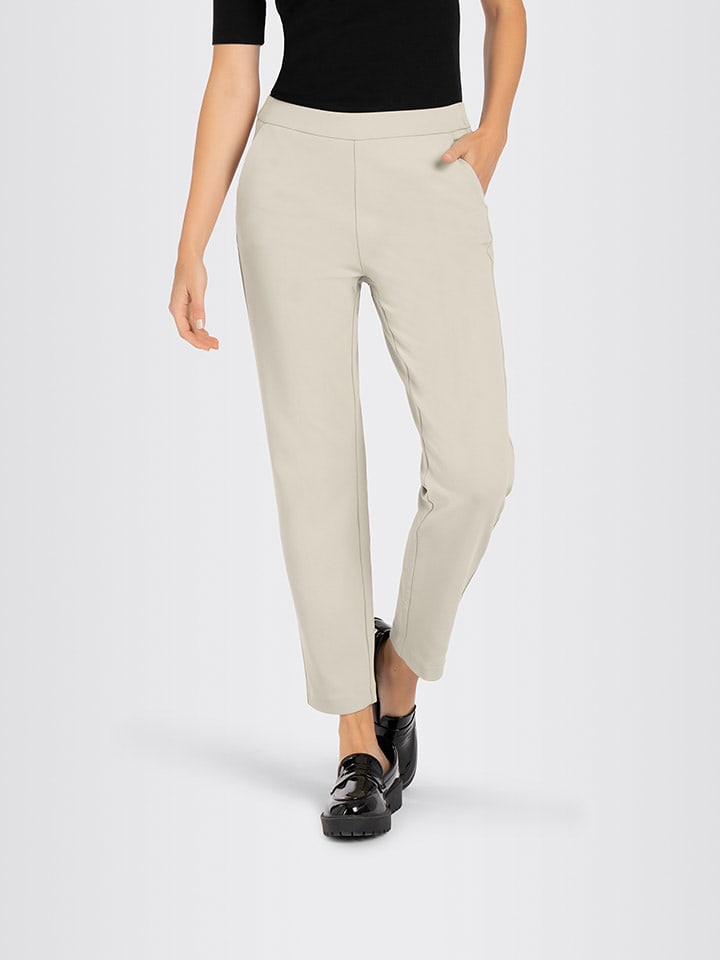 MAC Spodnie chino "Future 2.0" w kolorze beżowym rozmiar: 34