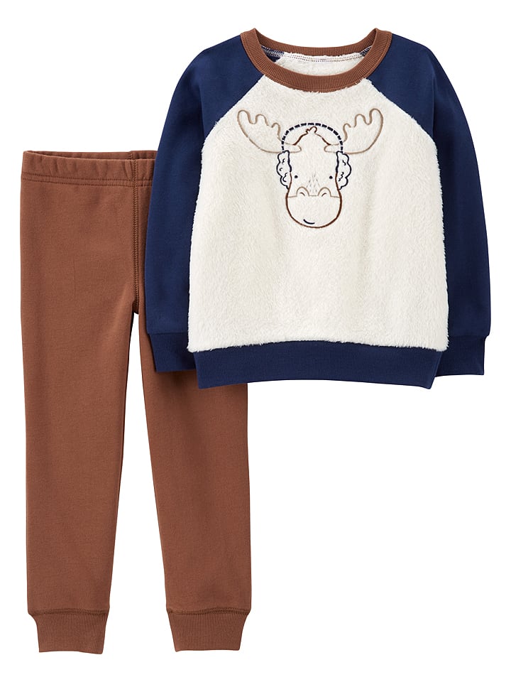 2-częściowy zestaw w kolorze jasnobrązowym