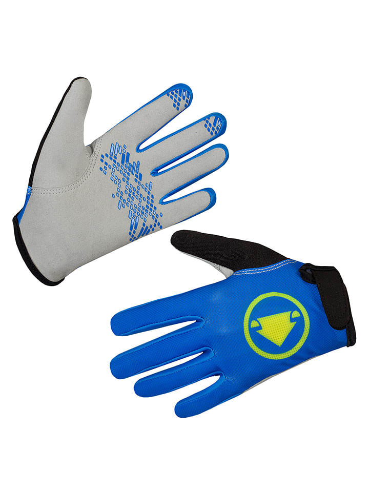 ENDURA Rękawiczki kolarskie "Hummvee" w kolorze niebiesko-szarym rozmiar: 146/152