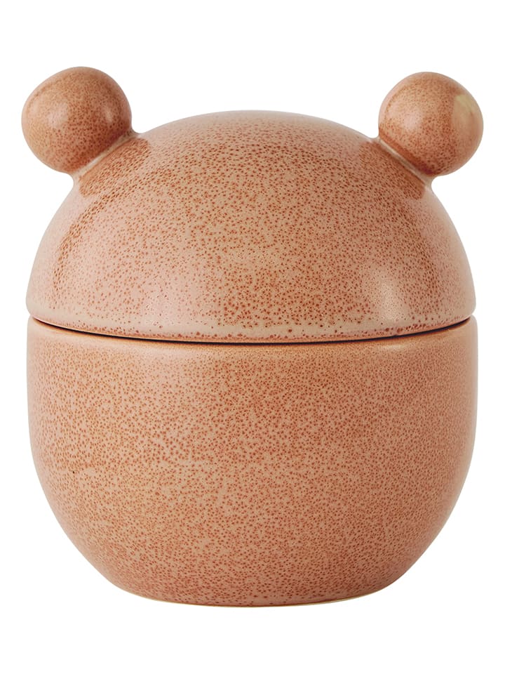 OYOY living design Bombonierka "Saga" w kolorze jasnobrązowym - wys. 10,5 x Ø 9 cm rozmiar: onesize