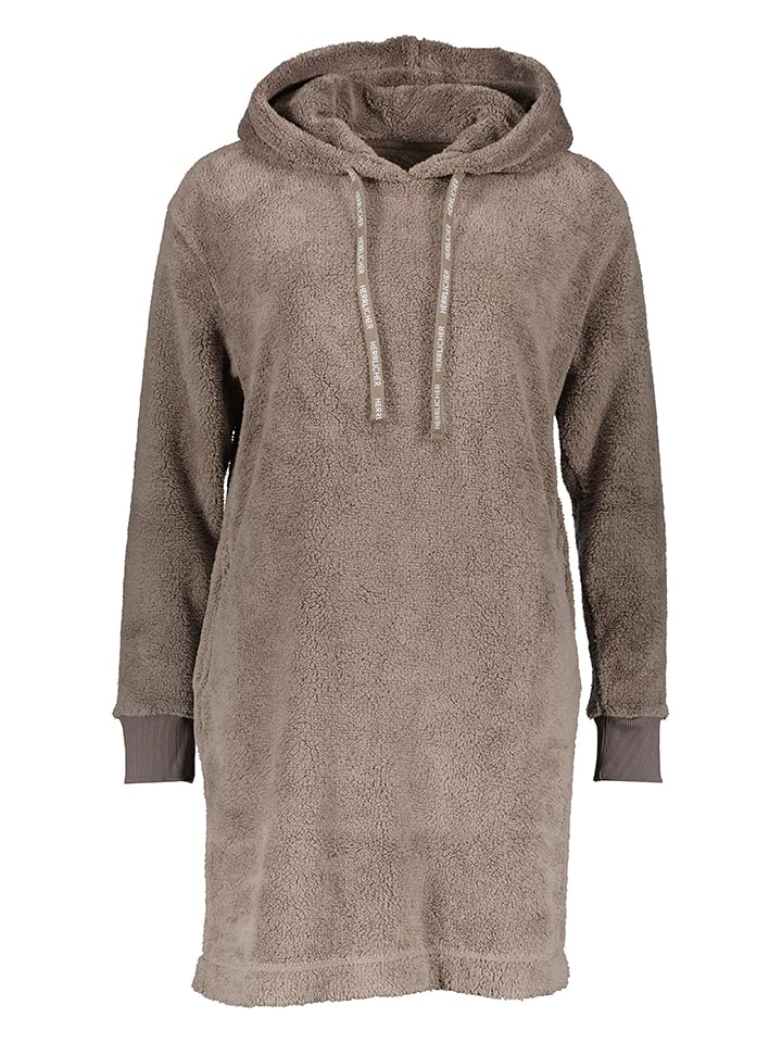 Herrlicher Sukienka "Mellie" w kolorze brązowym rozmiar: XL