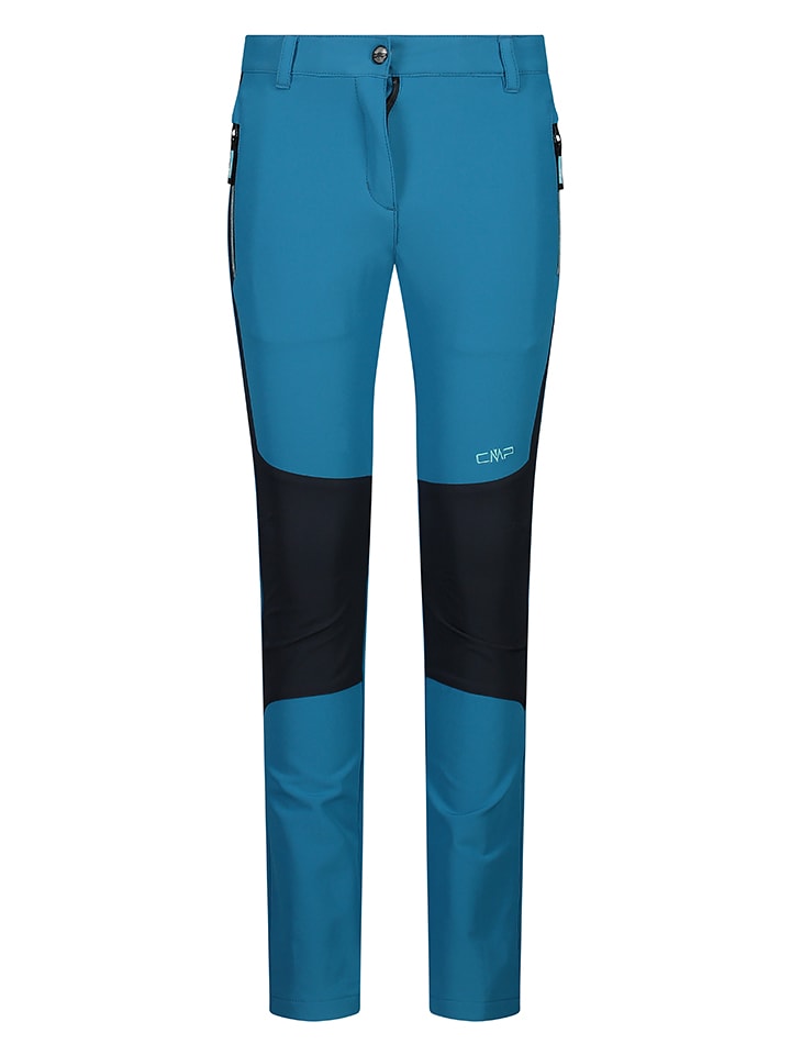 CMP Spodnie funkcyjne w kolorze niebiesko-czarnym rozmiar: 152