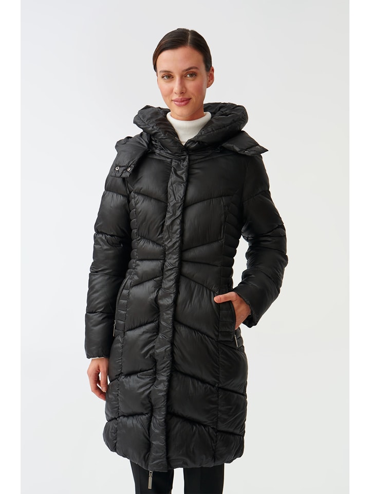 TATUUM Płaszcz pikowany w kolorze czarnym rozmiar: 36