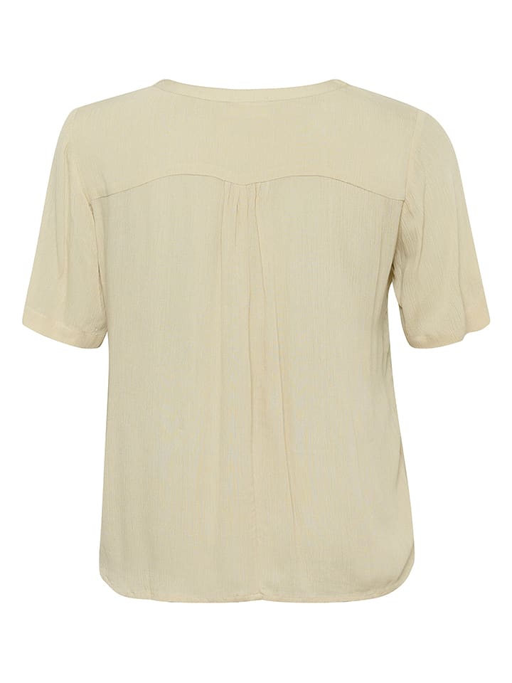 KAFFE curve Bluzka w kolorze kremowym rozmiar: 46