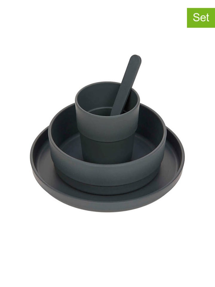 Lässig 4-częściowy zestaw naczyń w kolorze antracytowym rozmiar: onesize