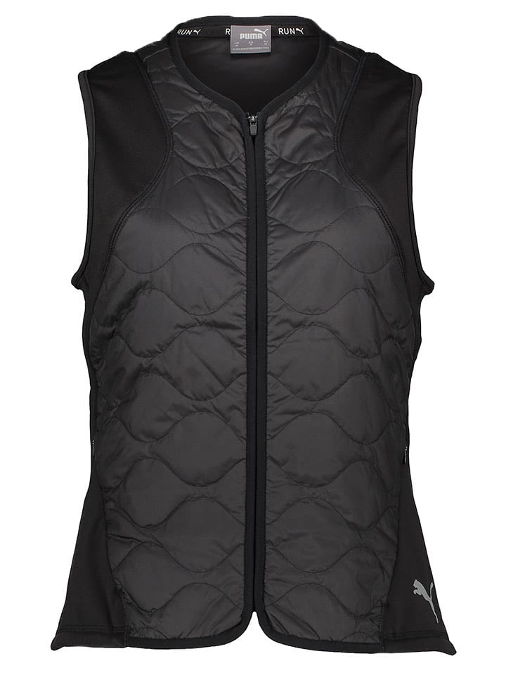 Puma Kamizelka "Run Cloudspun WRMLBL" w kolorze czarnym rozmiar: S