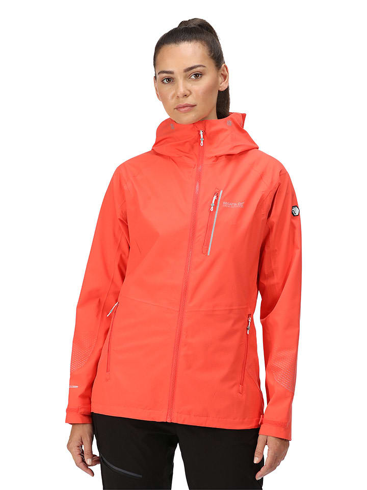 Regatta Kurtka przeciwdeszczowa "Hightin Pro" w kolorze czerwonym rozmiar: 42