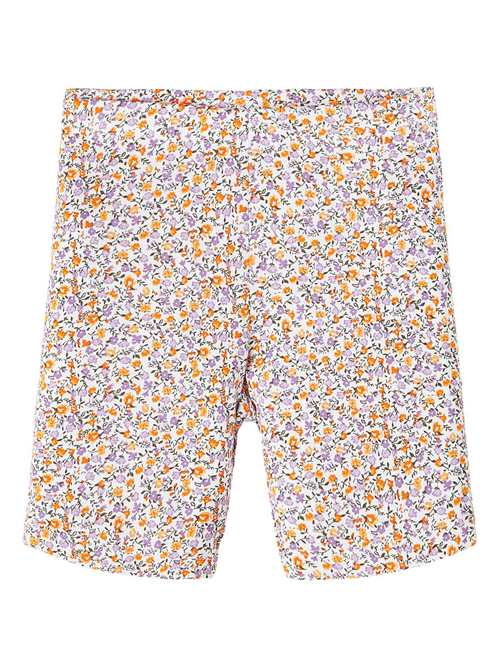 name it Legginsy "Jasser" w kolorze pomarańczowo-fioletowym rozmiar: 146