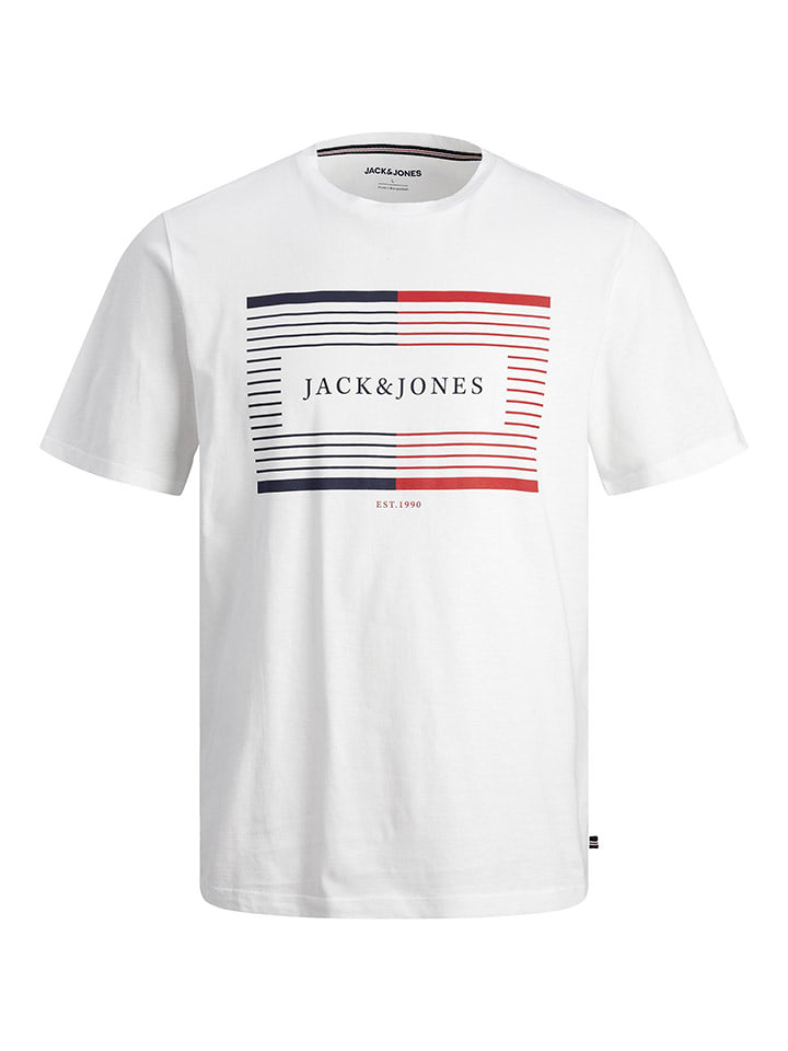 Jack & Jones Koszulka w kolorze białym rozmiar: S
