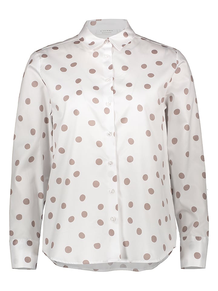 Eterna Koszula w kolorze biało-beżowym rozmiar: 46