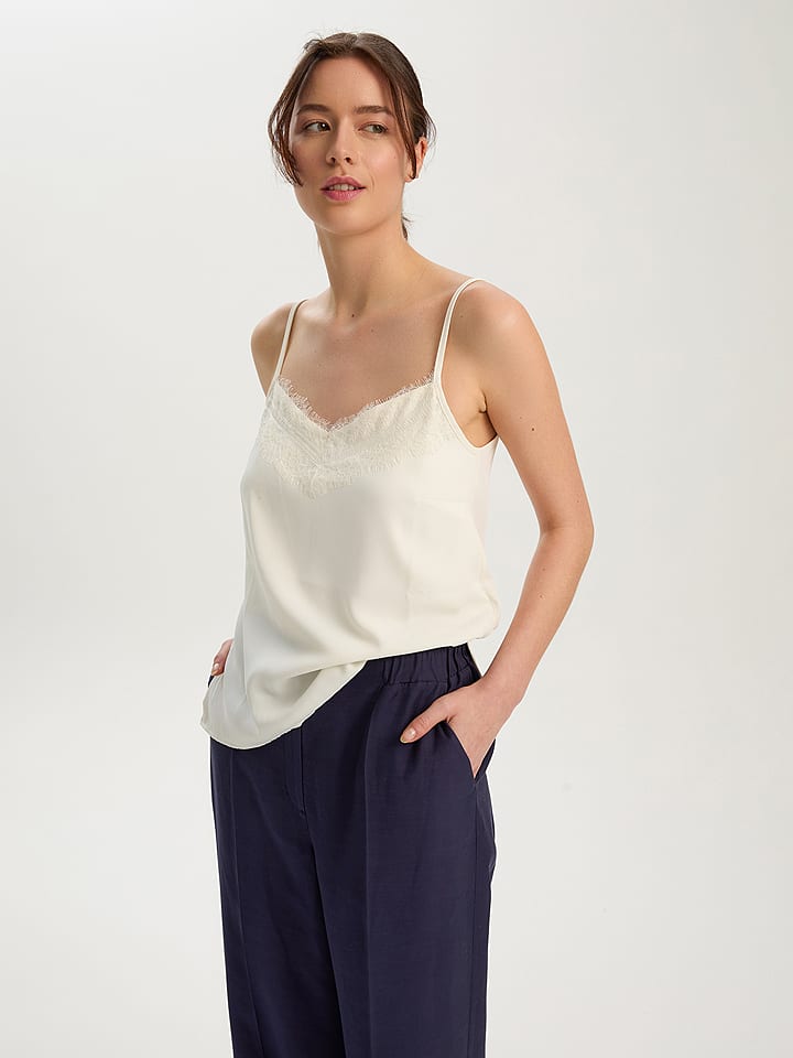BGN Top w kolorze kremowym rozmiar: 36