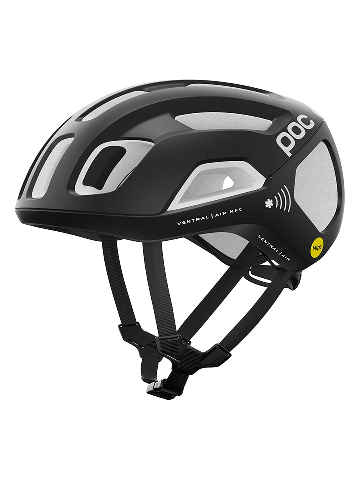 POC Kask rowerowy "Ventral Air MIPS NFC" w kolorze czarno-białym rozmiar: 56-61 cm