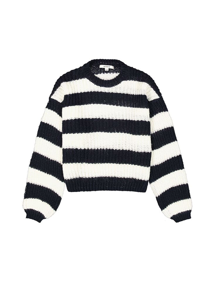 Garcia Sweter w kolorze czarno-kremowym rozmiar: 164/170