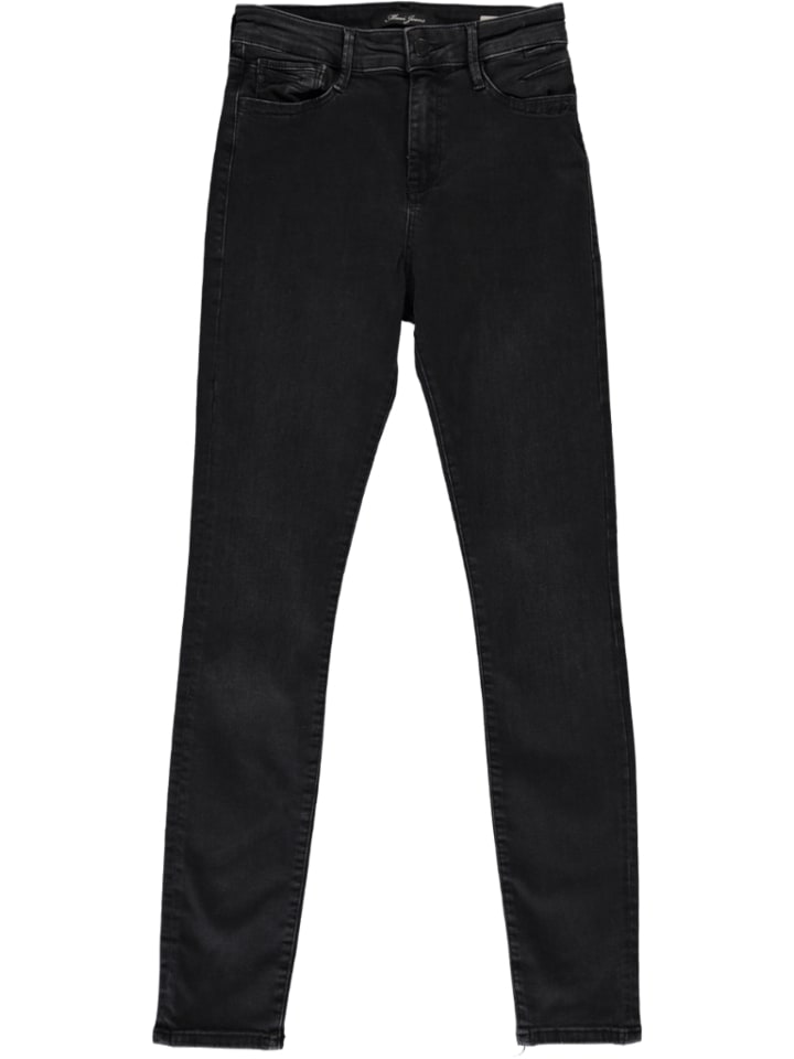 Dżinsy "Lucy" - Slim fit - w kolorze czarnym