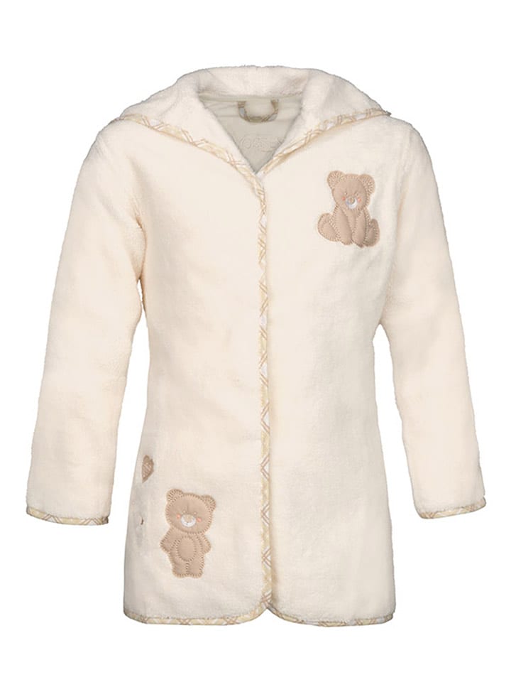 Vossen Szlafrok "Teddy" w kolorze kremowym rozmiar: 98/104