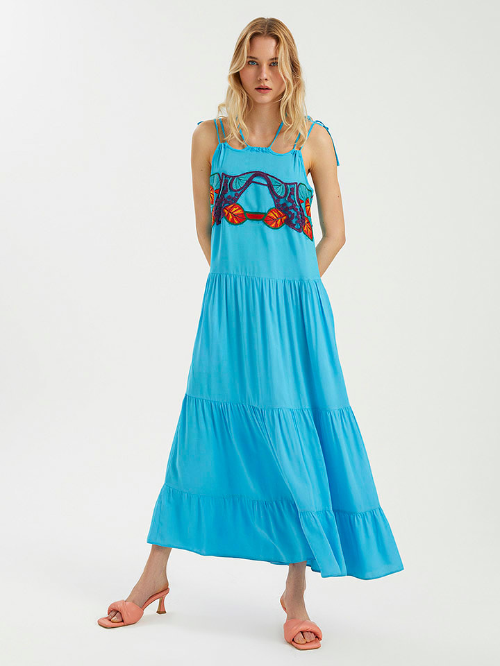 BGN Sukienka w kolorze turkusowym rozmiar: 38