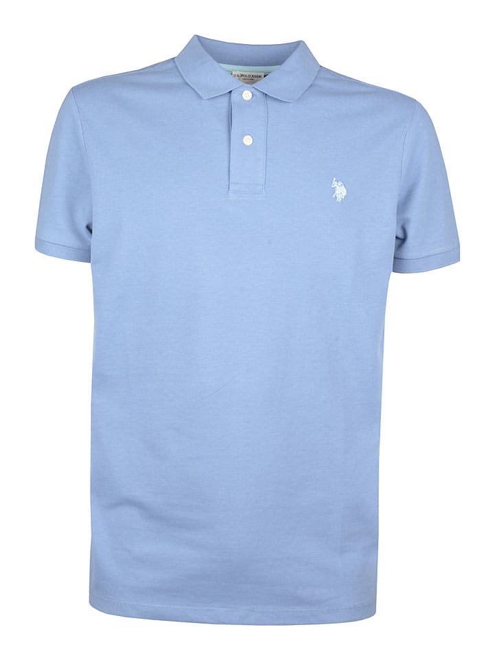 U.S. Polo Assn. Koszulka polo w kolorze błękitnym rozmiar: L