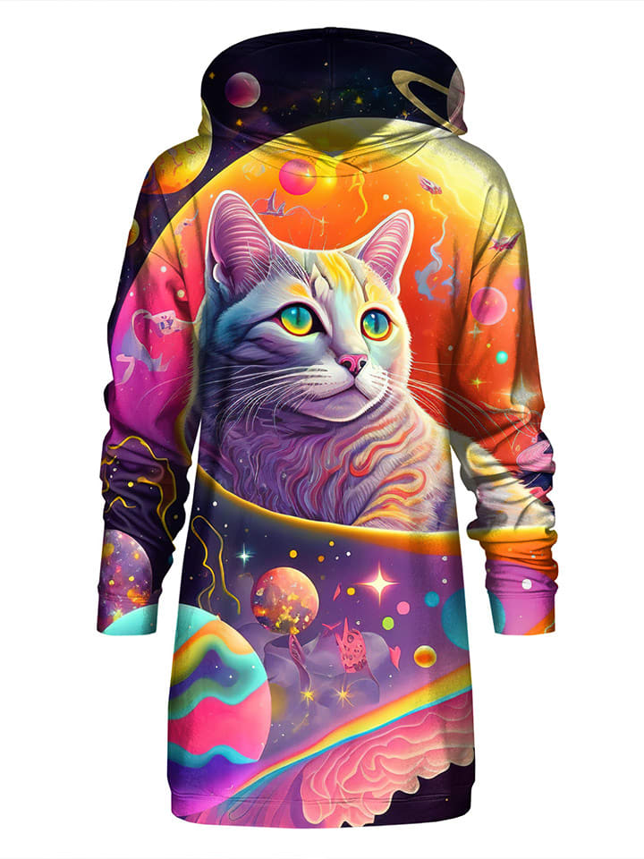 Mr GUGU & MISS GO Sukienka dresowa ze wzorem rozmiar: L