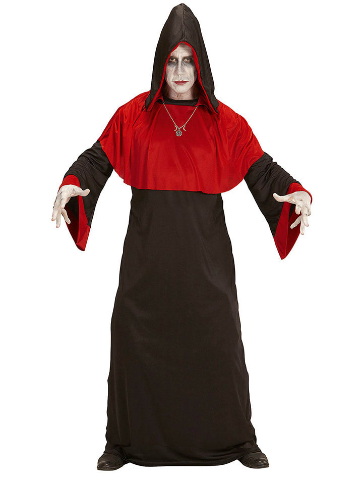 Widmann Peleryna kostiumowa "DOOMSDAY DEMON" w kolorze czarno-czerwonym rozmiar: L