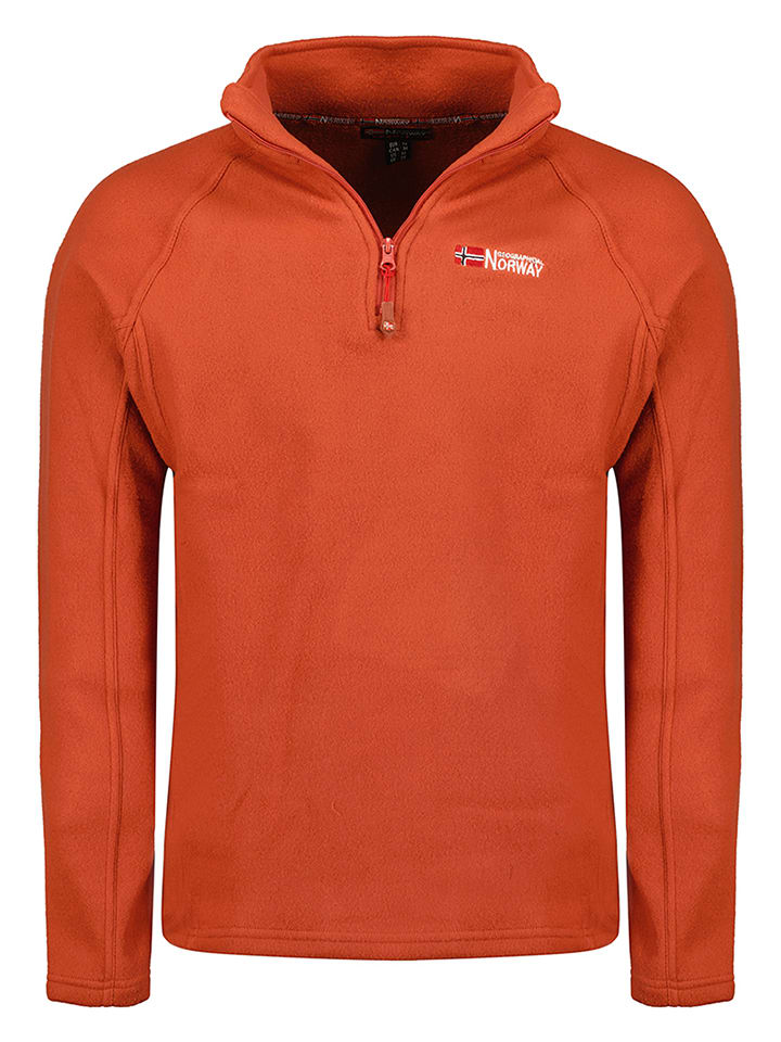 Geographical Norway Bluza polarowa "Tug" w kolorze ceglanym rozmiar: S