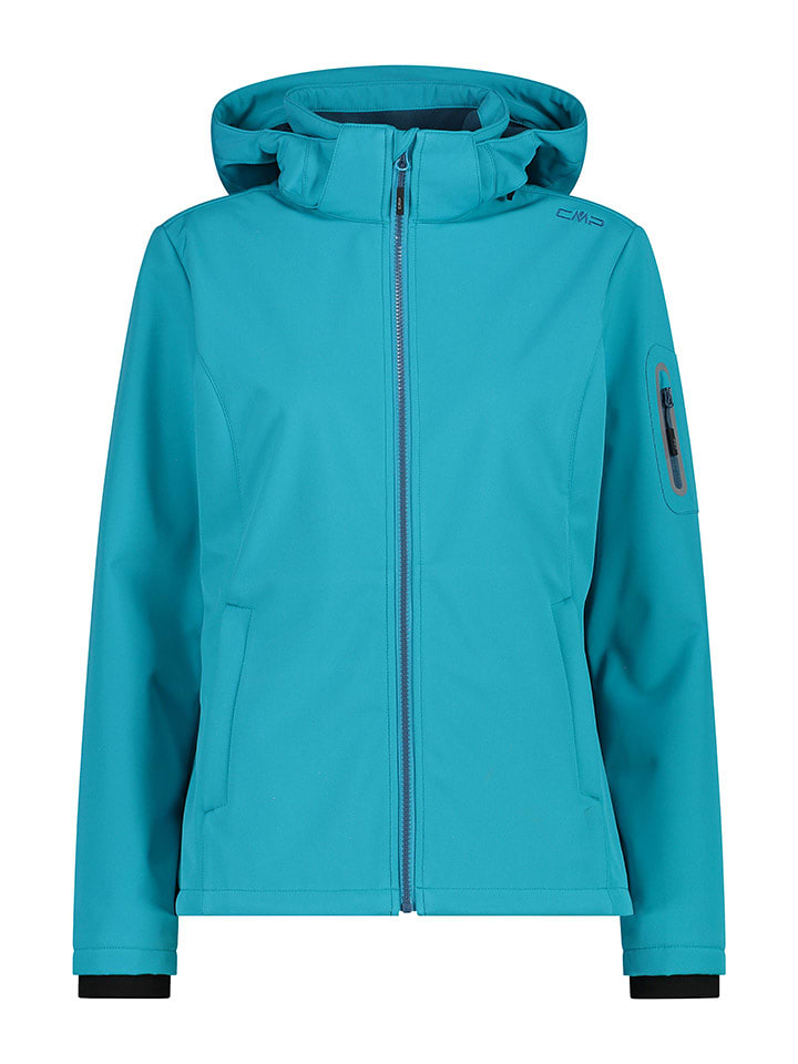 CMP Kurtka softshellowa w kolorze turkusowym rozmiar: 38
